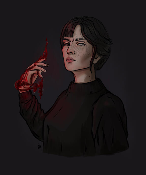 Character bust commission for Nell