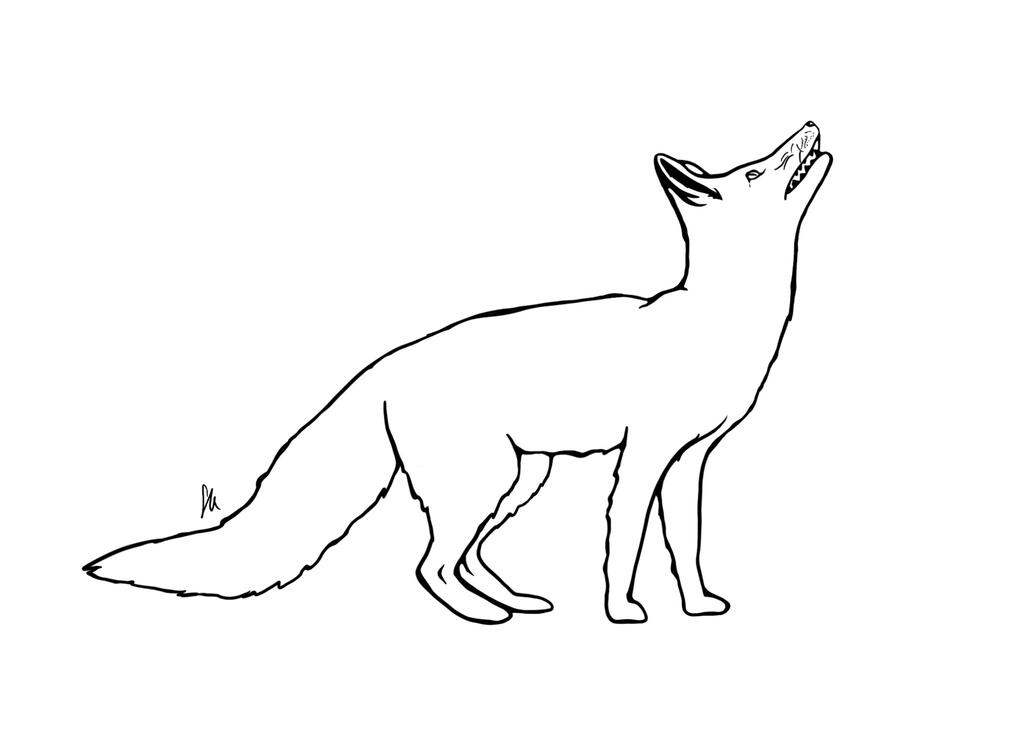 Fox lineart