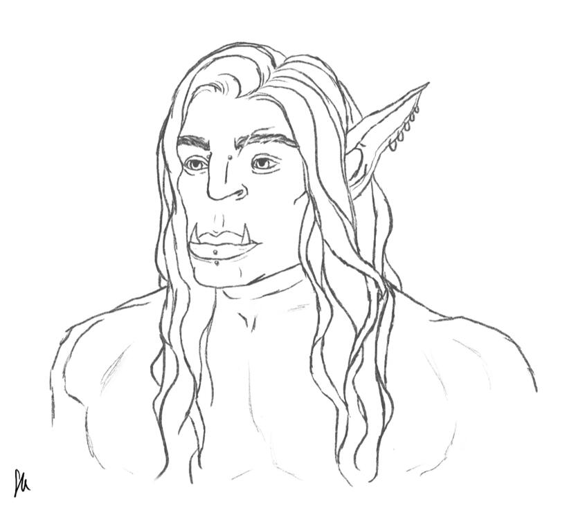 Bust OC sketch
