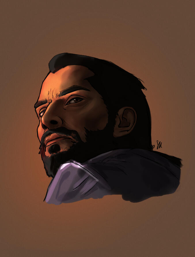 Quick Lucanis Digital Painting
