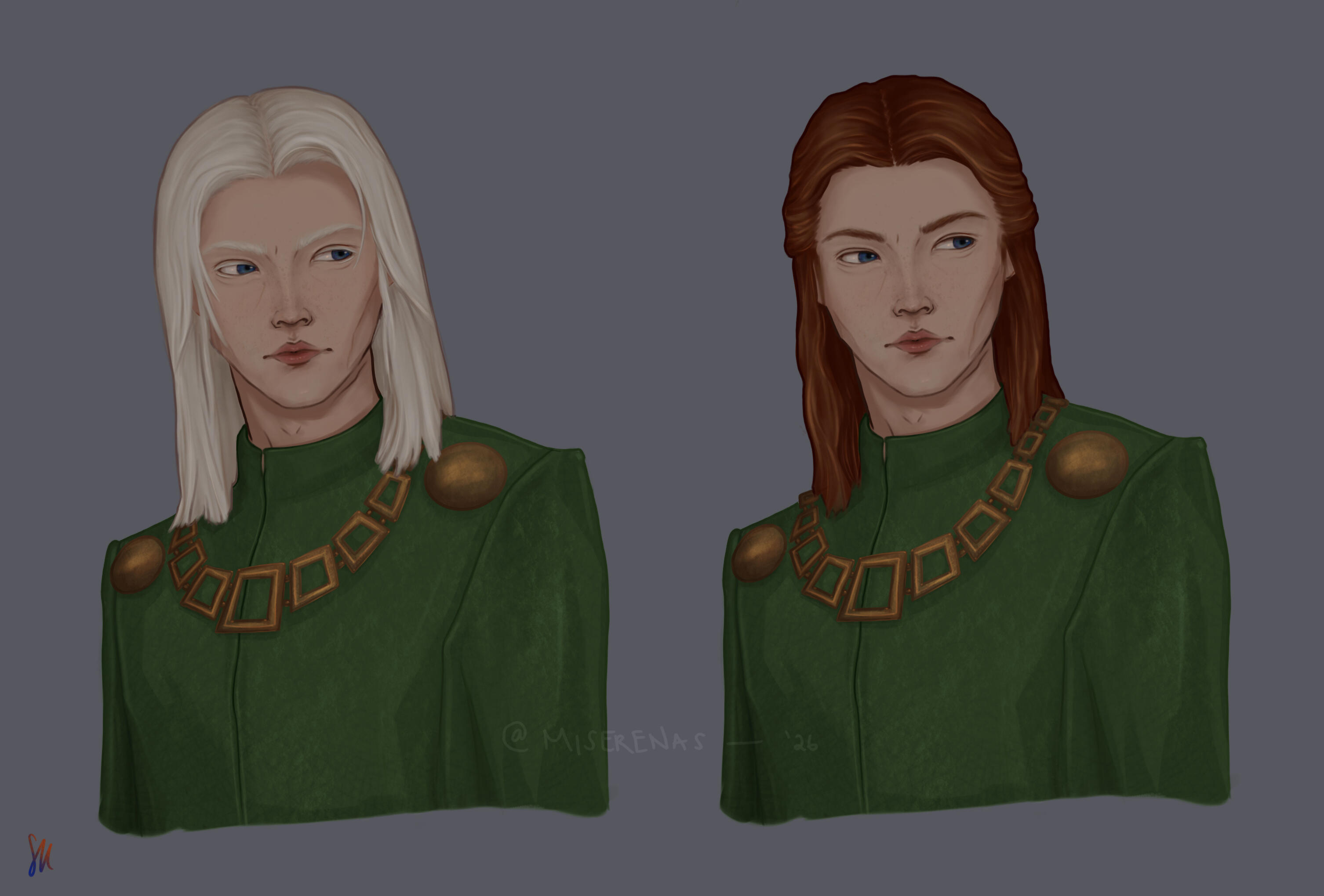 Daeron "The Daring" Targaryen Portrait (side-by-side) (07-2026)